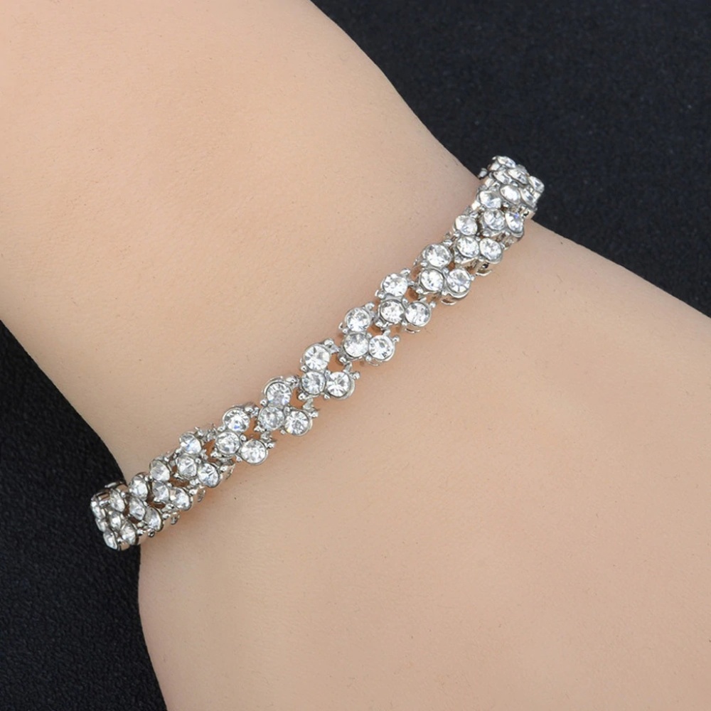 Silver 925 Crystal Tennis Bracelet